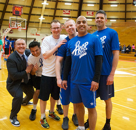 Doctors, Health Professionals Hoop It Up With Cancer Fundraiser